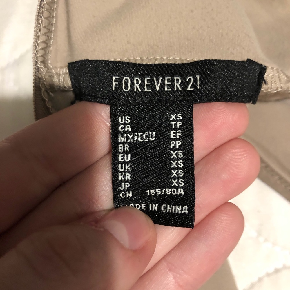 Forever 21 Cream athletic jumpsuit - Picture 5 of 5
